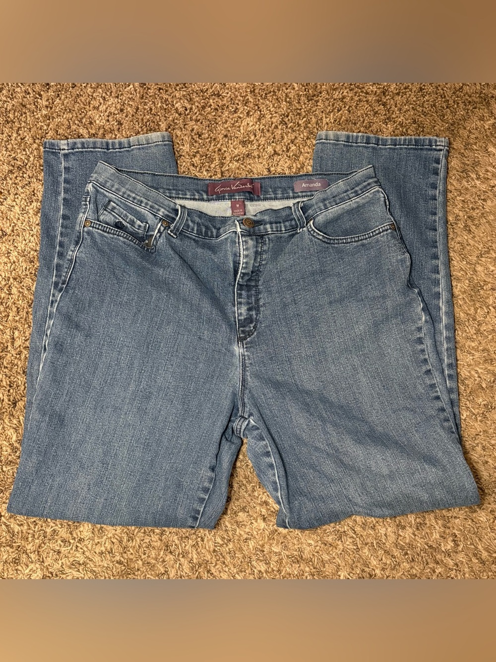 Gloria Vanderbilt Amanda High‑Rise Jeans 14